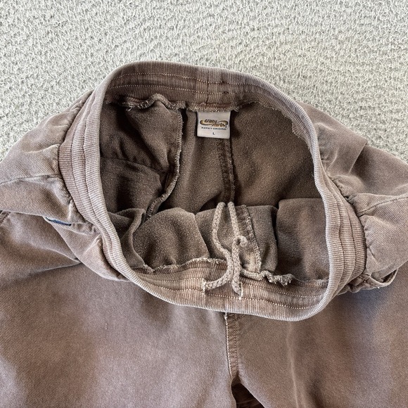 Crazy Shirts Hawaii Pants Mens Large Joggers Chocolate Dyed Beige Drawstring - Picture 8 of 15